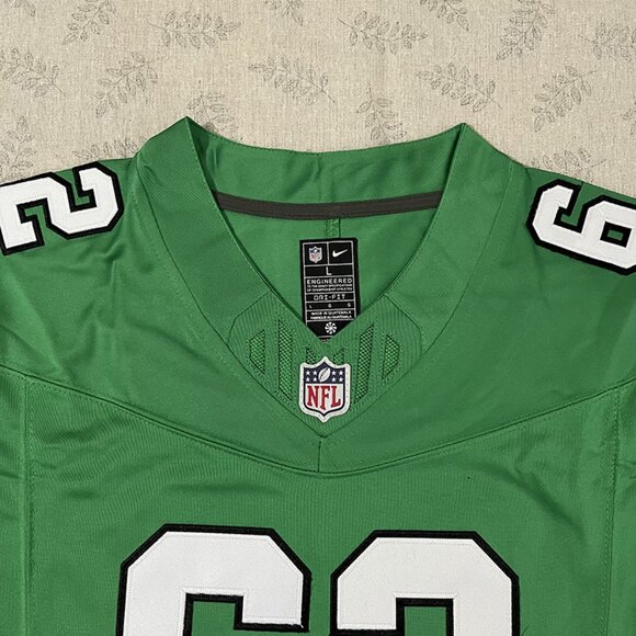 Philadelphia Eagles Green Jersey #62 KELCE NFL - Picture 2 of 6